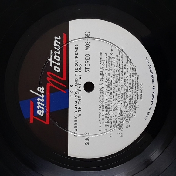 Diana Ross Supremes Temptations. TCB Soundtrack. 1968 - Picture 6 of 6